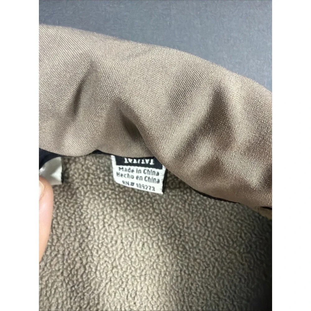 Black Diamond Men M Softshell Jacket Beige Fleece Lined Full Zip Outdoor Hiking